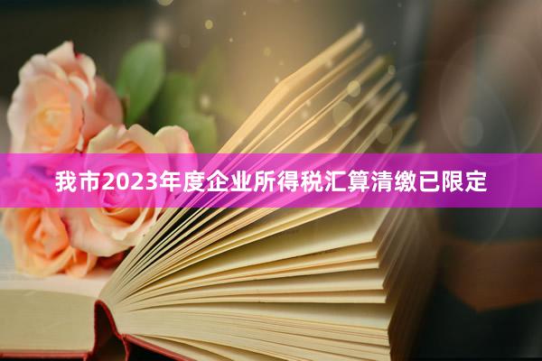 我市2023年度企业所得税汇算清缴已限定